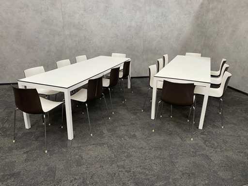 Arper Catifa/ TwinForm - 16p kantine opstelling