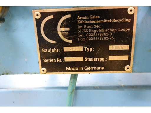 AMIN GRIES OS240 Kühlschmiermittelrecycling