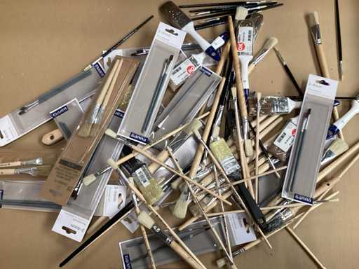 Diverse kwasten en penselen (103x)