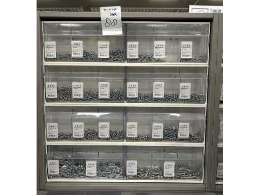 Série de vis en panneau de particules