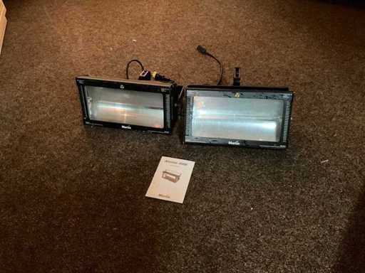 Martin Atomic 3000 DMX Stroboscopen (2x)