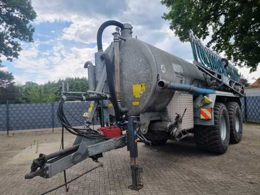 BRIRI VTTW 20500 Slurrytanker met Bomech Farmer 15m achterloopschoenverdeler