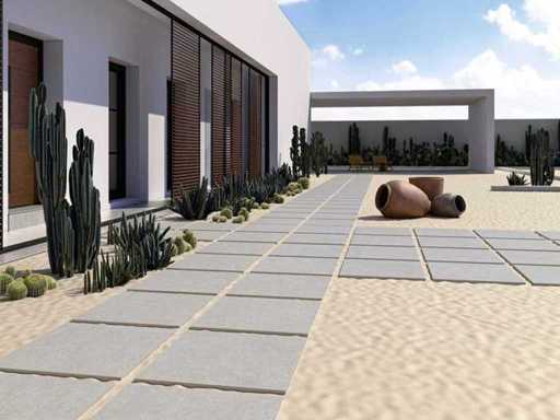 Ceramic garden tile 42.34m2 Terre Grigio 60x60cm rectified