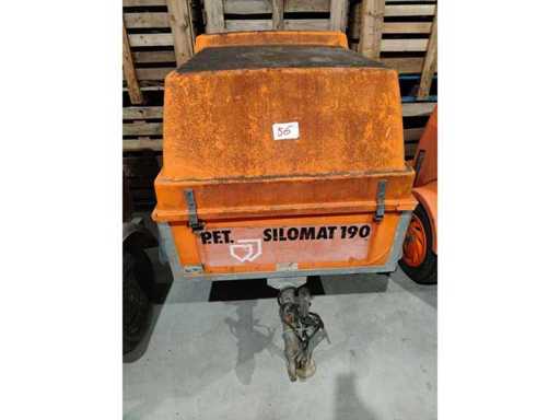 PFT SILOMAT - D1-190 - Pumpe zum Transport von Putz und Mörtel mit Anhänger