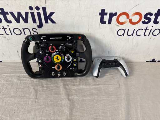 Thrustmaster Ferrari F1 – Rennrad | Sony DualSense – PS5-Controller