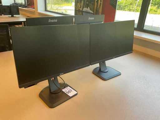 IIyama XUB2493HS, PL2492H Monitor (4x)