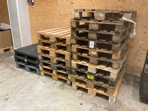 Euro Houten/kunststof Pallets (19x)
