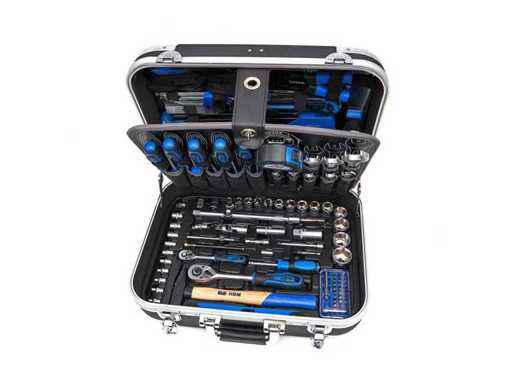 Boîte à outils professionnelle HBM de 228 pièces, ensemble d’outils