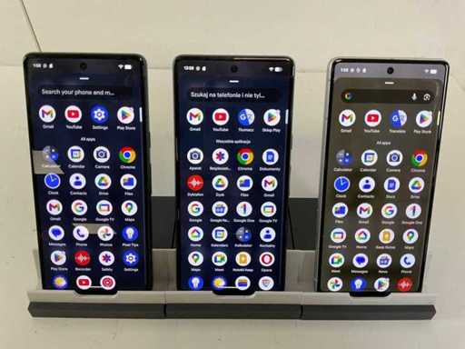 Google Pixel 7 - 128 GB - Negru / Alb (3x)