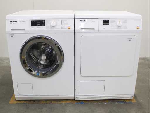 Miele W Classic Eco Wasmachine & Miele T Classic Wasdroger