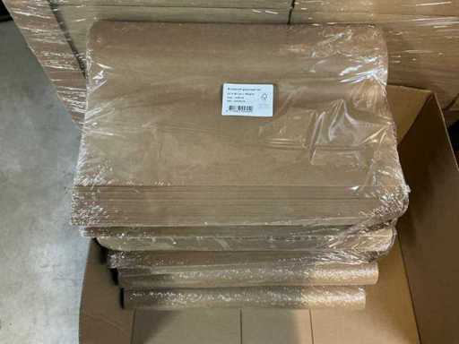 Partij Bruinkraft gestreept vel 62x85cm (4200x)