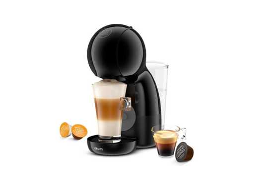 Krups NESCAFÉ Dolce Gusto Piccolo XS KP1A3B - Coffee Cup Machine - Black - Compact - Energy Efficient - For Dolce Gusto Cups