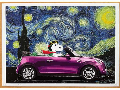 DEATH NYC: Snoopy Mini Car & Van Gogh