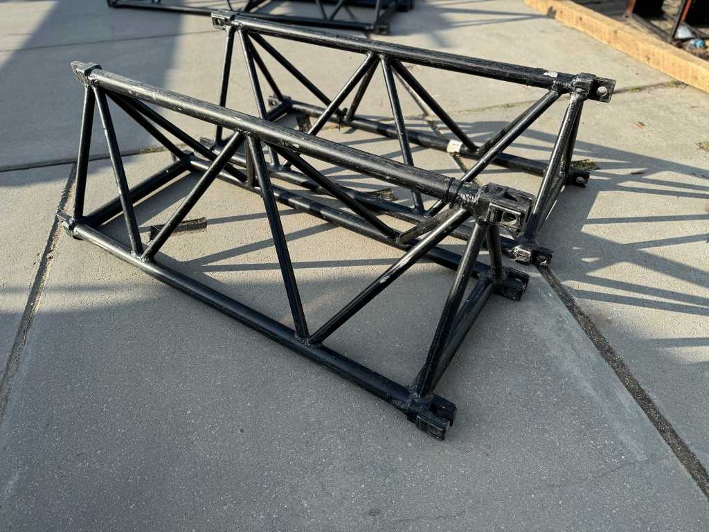 Stacco 500 truss tri - 2 x 1,4m - black coated - Aluminium Trusse