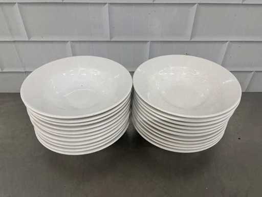 - Porzellan-Tiefplatte (22x)