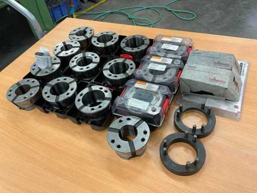 Hainbuch - SK65 - Lathe machine tools (14x) partly new + 2 adjustment rings
