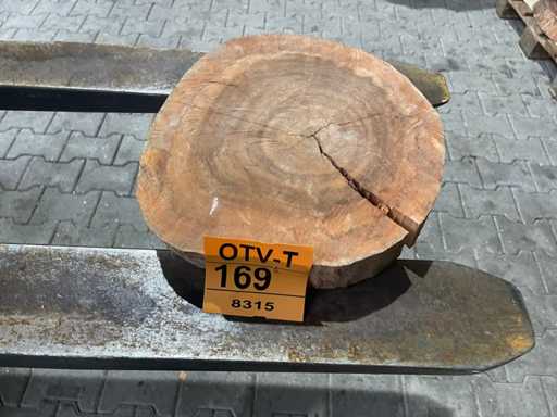 Rosewood schijf, Dikte 60mm, Ø 400mm