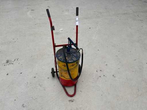 Pompa grasso con carrello a mano
