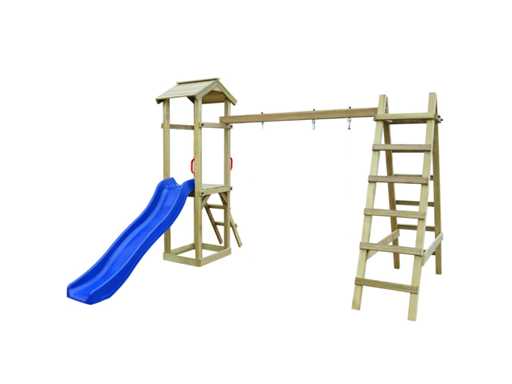 WidaXL Wolnostyjący zestaw do zabawy - 286x237x218 cm