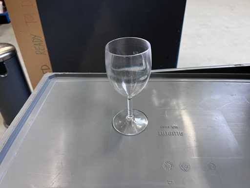 Herbruikbare beker wijnglas (48x)