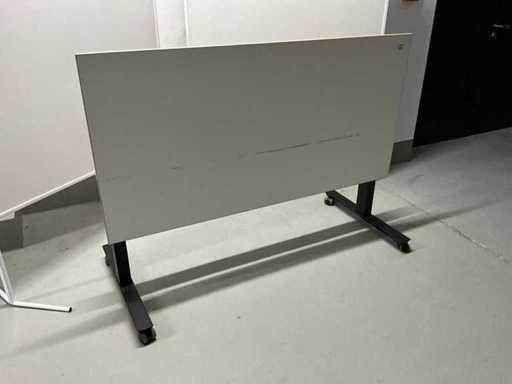 PALMBERG Einklappbarer Bürotisch, rollbar