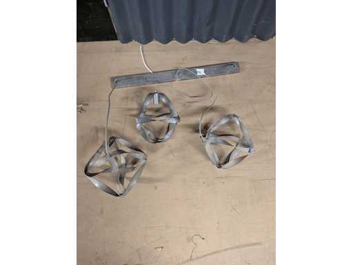 Suspension 3 douilles