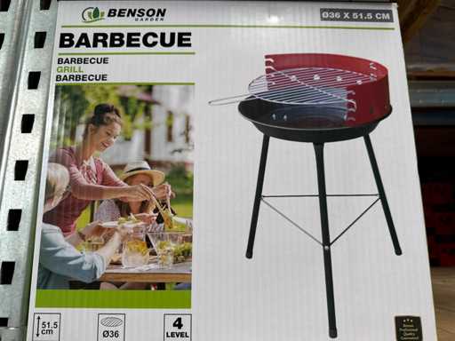 Barbecue a carbonella Green Arrow rotondo