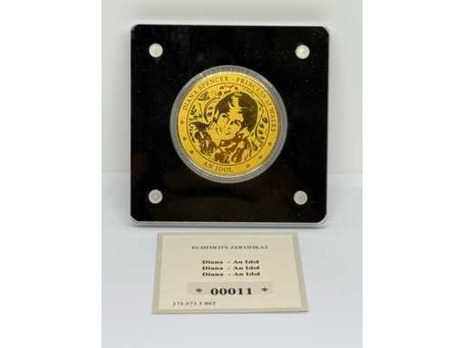 1/200 oz 999 Fijn Goud Diana - Een Idool