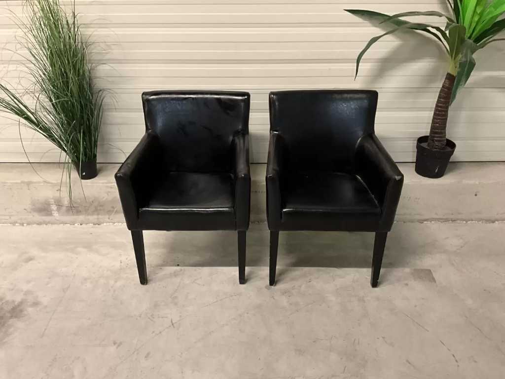 Restaurant chair with armrests (10x)