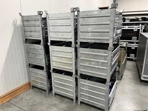 SSI Schäfer - Große Stahlschütten, verzinkt, sehr hochwertig (3x)