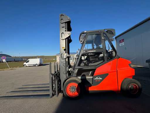 2020 S+UVV 12/2026 Linde E70 7.000kg Electric Forklift Forklift 3.+4.Valve Fork Adjuster 16.430 Hours
