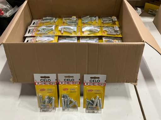 Wtyczki Celo F8 z śrubą 5 części (95x)