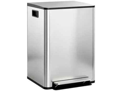 Kitchen bin 2 compartments of 2 x 30L