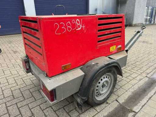 2016 Kaeser M20 Mobiele bouwcompressor - 7 bar - 14Kw