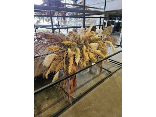 1x Pampas and dried flower cloud 280cm (hanging)