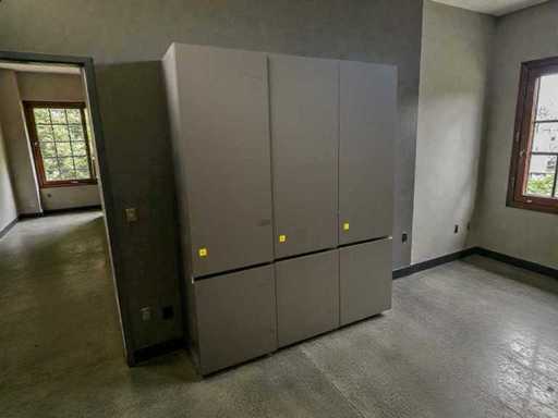 Keukenopstelling voorraadkasten softclose 180x220x47cm