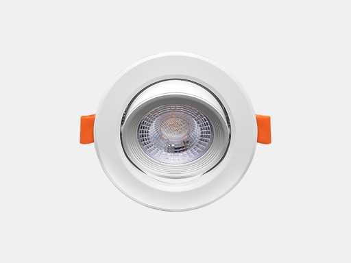 Projecteur LED encastré 4,9W 6000K avec objectif (50x)