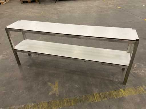 Stainless steel serving stand