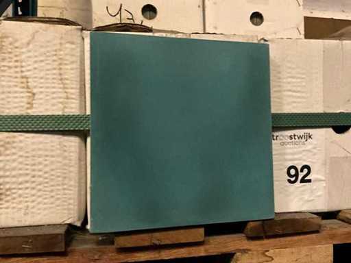 Blue Concrete Floor Tile