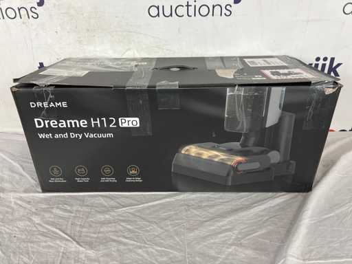 Dreame H12 Pro - Aspirateur à bâtons avec fonction serpillière - Humide et sec