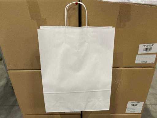 Papierowe torby transportowe z partii 32+12*41cm bez druku (3000x)