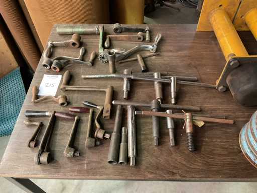 lote de llaves de máquina