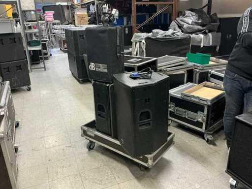 DB Technologies DVX D15 en DVX D10 (4x)