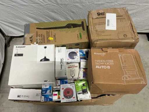 Marchandises de retour de palettes