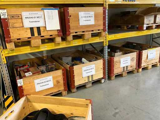 Text material in 8 palettes with frames