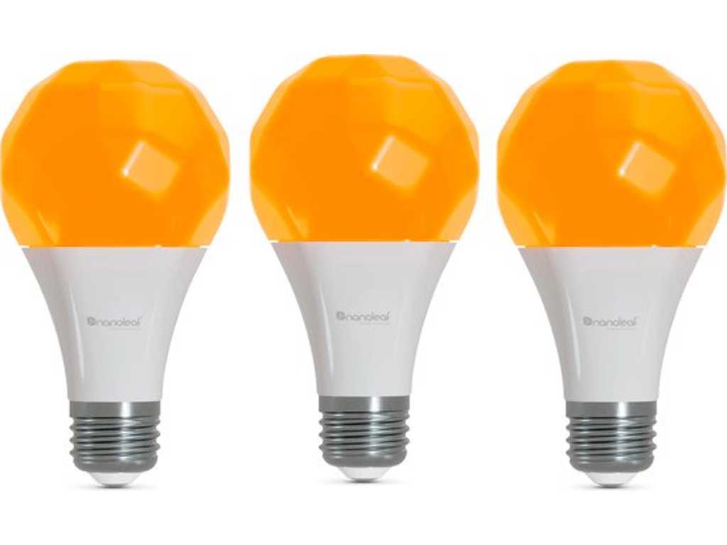Nanoleaf Smart Lighting Nanoleaf Essentials Smart Bulb A19 E27 - 3 PACK 