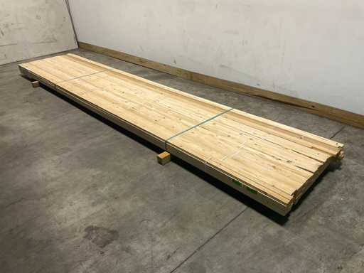 Listella di abete piallata 480x4,2x2 cm (120x)