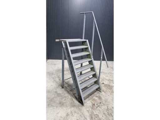 Steel staircase
