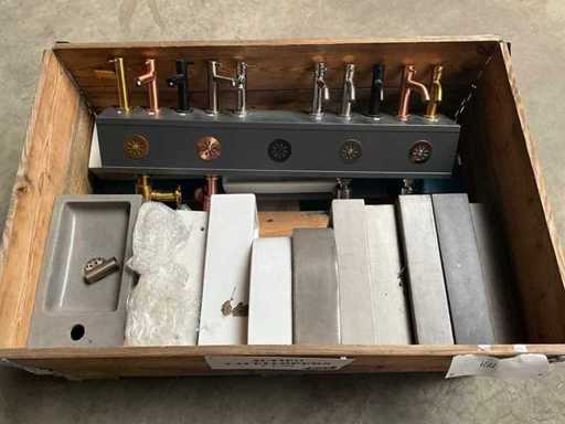 Modèles de spectacles de lots mixtes éviers et robinets SHI