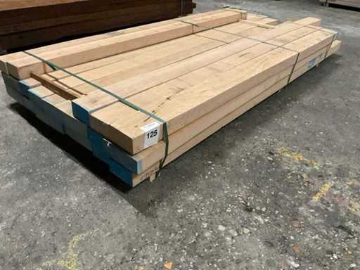 Beuken balken 65 mm ca. 0,453 m³